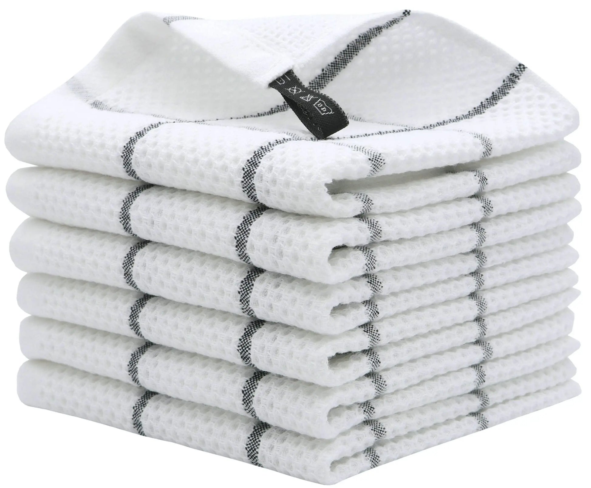 Plaid Cotton Kitchen Dish Cloths, Kitchen Rags, Hand Towel, Super Soft and Absorbent Washcloths,12x12in, 6 Packs