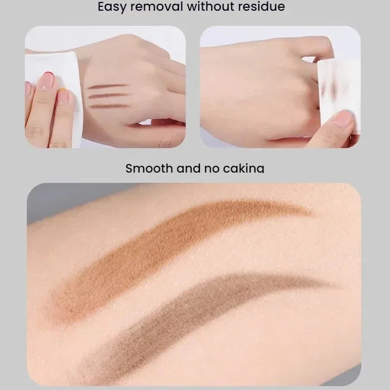 5 Colors Eyebrow Pencil Waterproof Natural Long Lasting Smooth Fill Fluff Blendable High Pigment Brow Pencil Eye Makeup Cosmetic