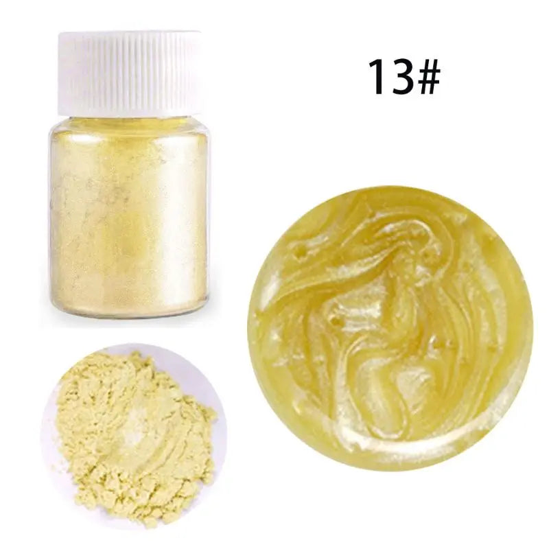 Mica Powder Pigment Multipurpose DIY Arts and Crafts Additive Natural Bath Bombs/Resin/ Paint/Epoxy/ Soap/Nail Polish