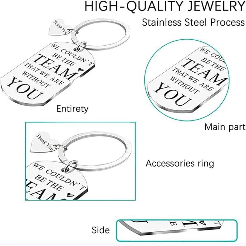 Boss Lady Keychain Gifts for Women Gifts for Bosses Female Gifts for Coworkers Employees Work Team from Boss in Bulk with Bag