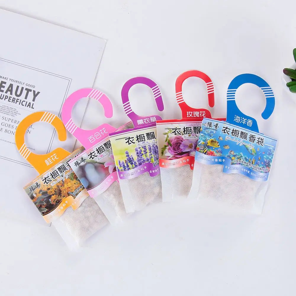 Cabinet Air Fresheners Natural Fragrances Hanging Spices Bag Wardrobe Deodorizing Paper Sachets Aromatherapy Bag Home Spices Bag
