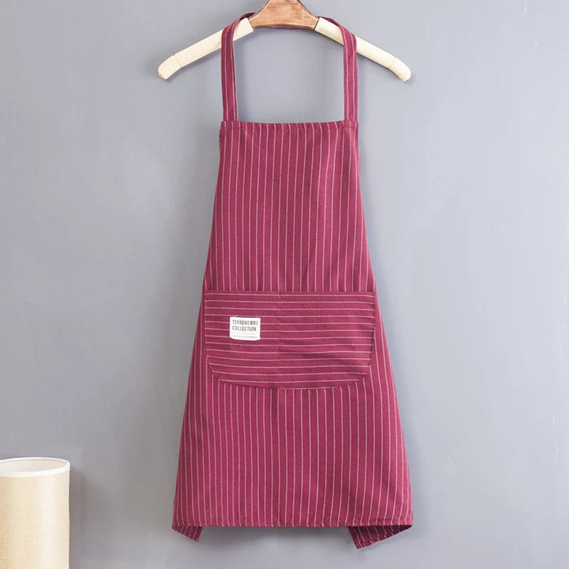 Fashion Resistant Dirt Apron Resistant Household Kitchen Cooking Fashion Apron Adult Work Clothes Kitchen Access Baking clothes