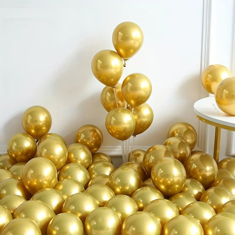 100pcs White Gold First Communion Balloon Garland Arch Kit for First Communion Decoration,God Bless Christening Party Decoration