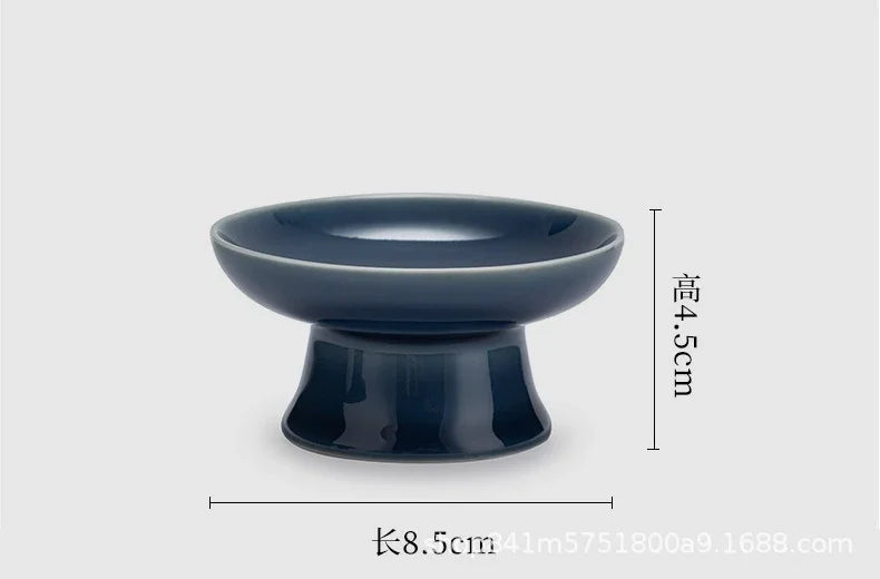 Ceramic Exquisite Dried Fruit Plate Chinese Fruit Plate Tea Tray Small Tray Melon Seeds Snack Pastry Plate Snack Plate