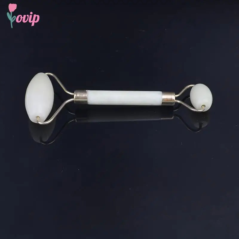 1 Pcs Portable Pratical Facial Massage Roller Natural Jade Anti Wrinkle Face Slimming Shaper Body Foot Relaxation Beauty Tool