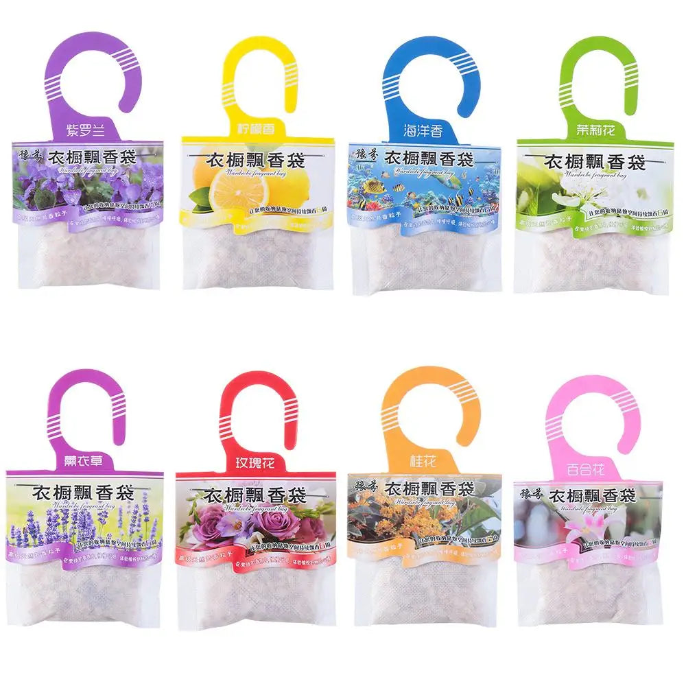 Cabinet Air Fresheners Natural Fragrances Hanging Spices Bag Wardrobe Deodorizing Paper Sachets Aromatherapy Bag Home Spices Bag
