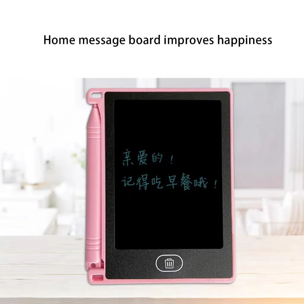 4.4-Inch Portable Liquid Crystal Writing Children's Chalkboard Monochrome Electronic Drawing Board Graffiti Toy