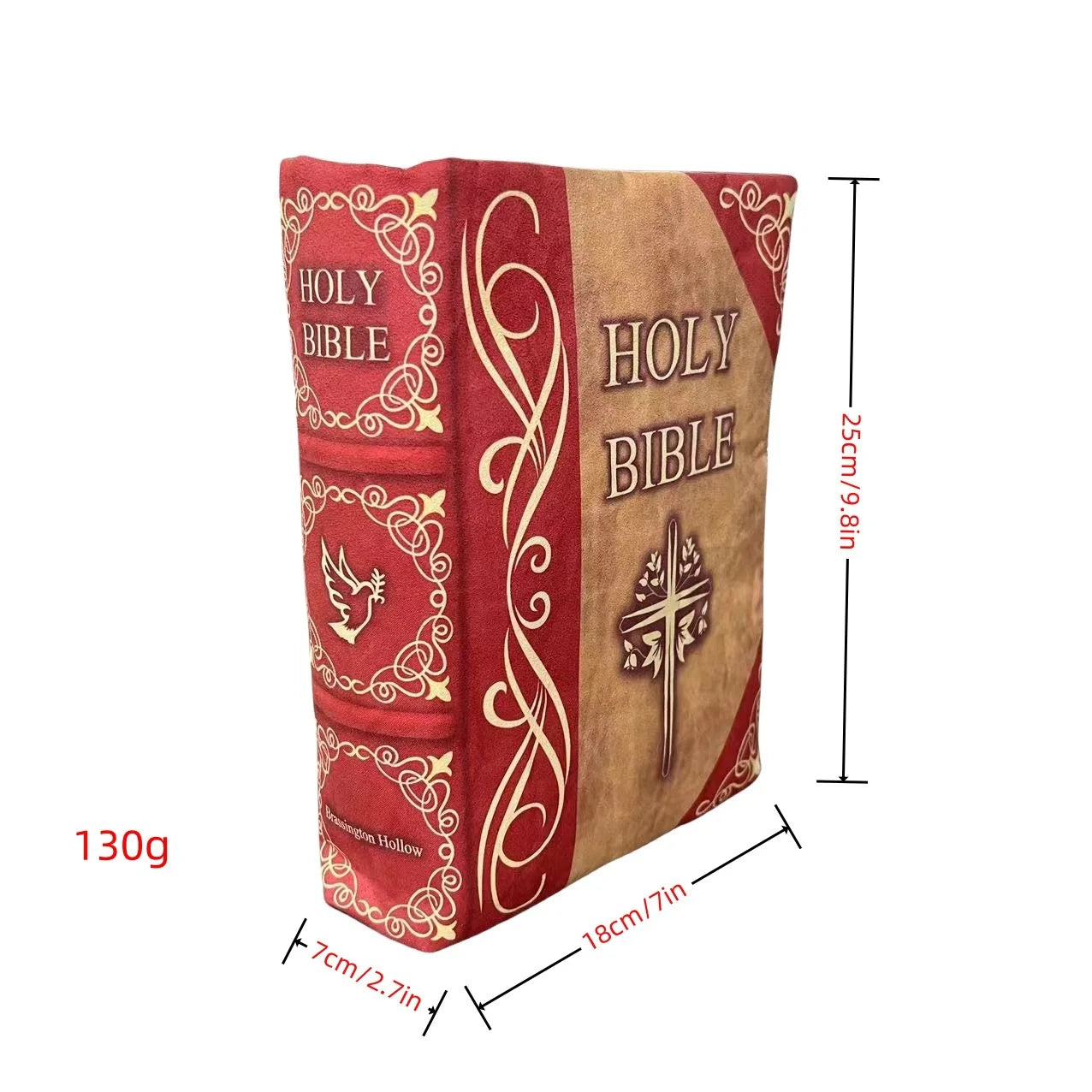 Holy Bible Pillow Book Plush That Opens Bible Verse Pillow Soft Plushies Book Pillow Bible Christian Gifts for Kids Children