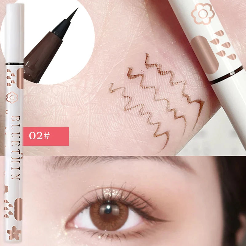 Eyeliner Lying Silkworm Pencil Undercover Draw Down To Non-Smudge Fine Natural Long-lasting Waterproof Eyes Liner Beauty Makeup