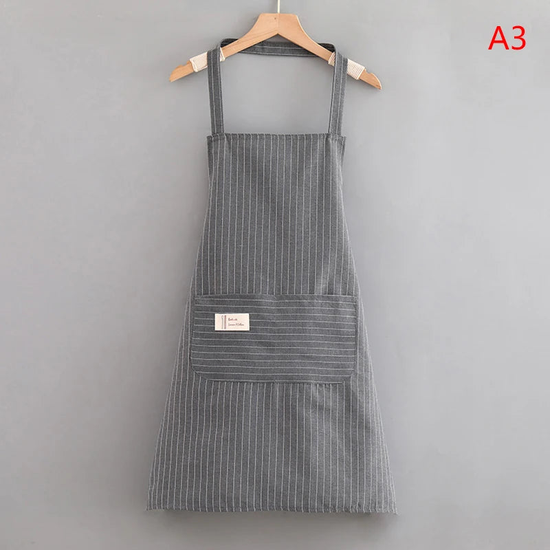 Fashion Resistant Dirt Apron Resistant Household Kitchen Cooking Fashion Apron Adult Work Clothes Kitchen Access Baking clothes