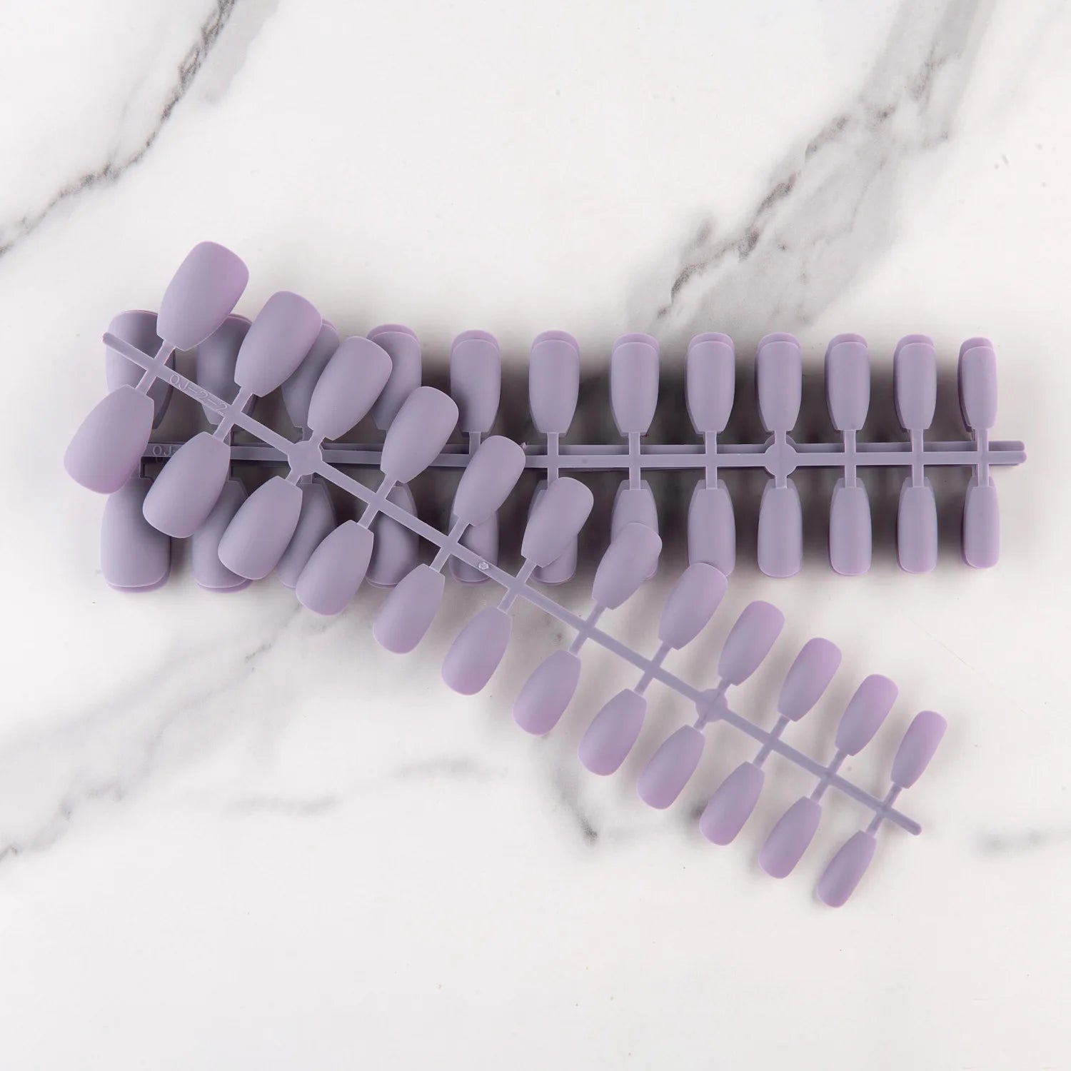 24tips/pc French White Fake Nails Matte /Glossy Detachable Long Square Natural False Press on Nails Manicure Faux Ongles