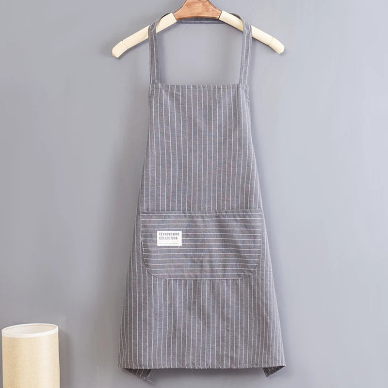 Fashion Resistant Dirt Apron Resistant Household Kitchen Cooking Fashion Apron Adult Work Clothes Kitchen Access Baking clothes