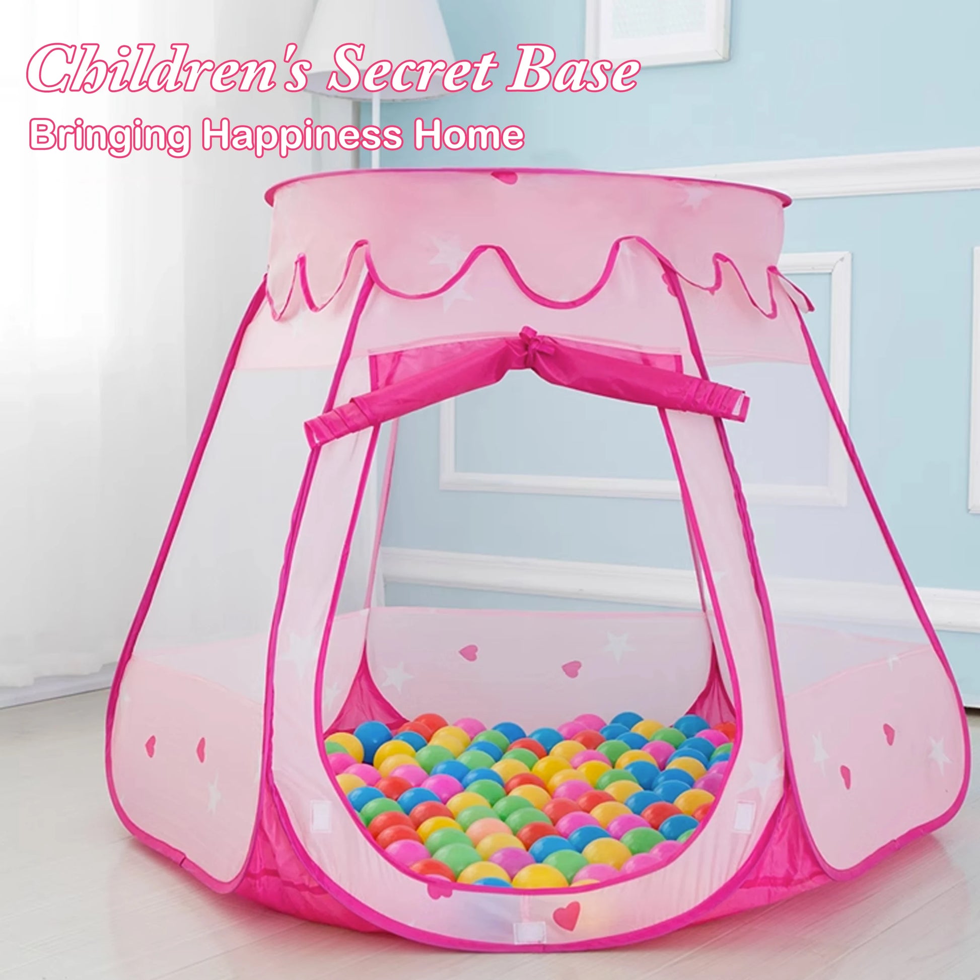 Children Tent Indoor Outdoor Camping Toys Children's Room Decoration Easy to Install Simple Storage Portable Folding Tent