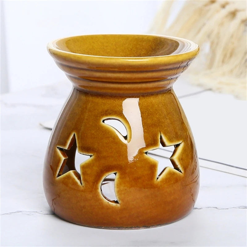Decorative Ceramic Holder Classical Essential Oil Burners for Relaxation