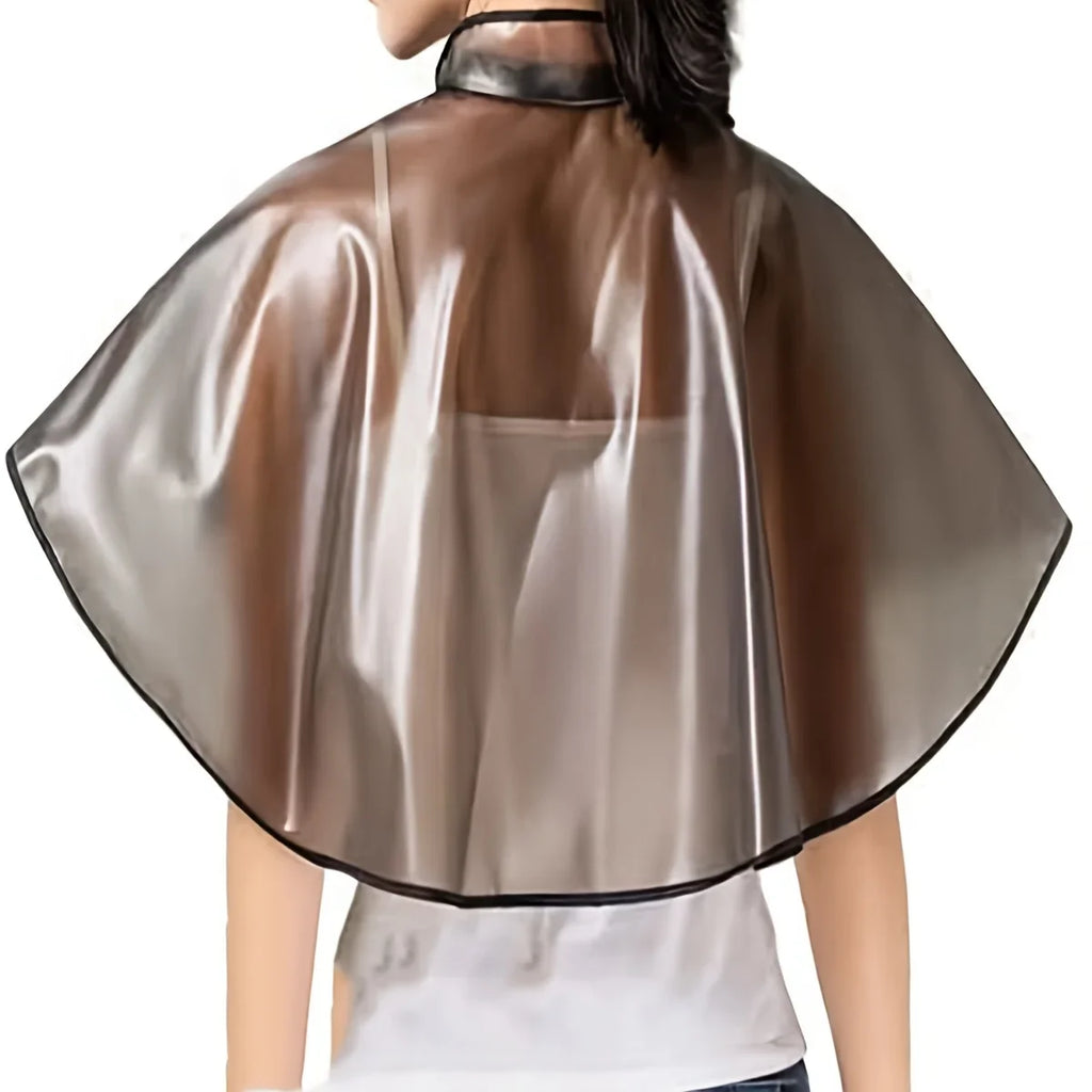 Men's and women's waterproof hair salon shawl, suitable for hairdressing, shampooing, dyeing hair, professional styling apron