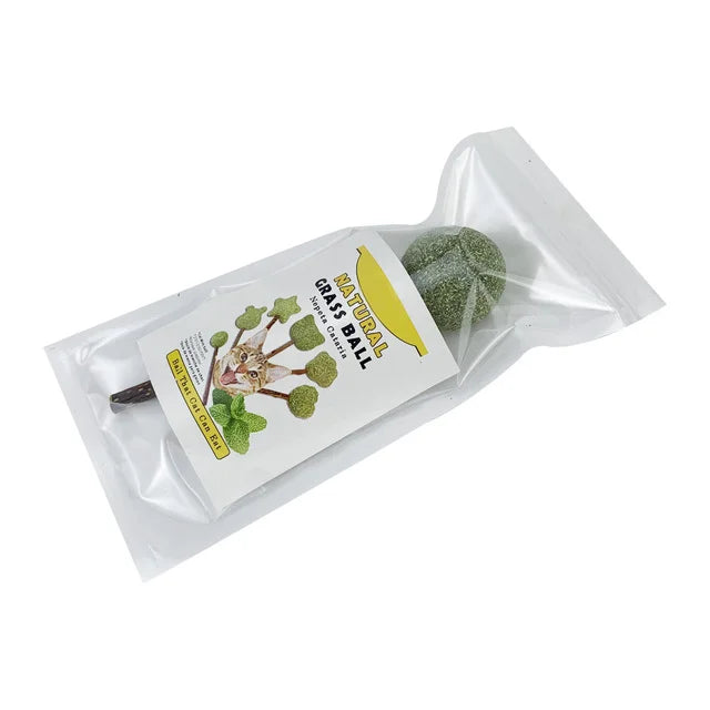 Cute Shape Fresh Cat Catnip Toys Cat Mint Natural Safety Edible Cute Shape Pet Mint Lollipop Catnip Ball Cat Toy Clean Teeth