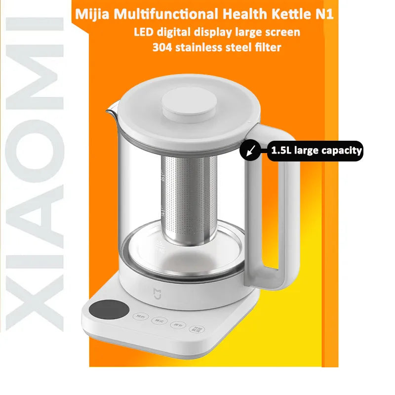 NEW XIAOMI MIJIA Multifunctional Health Pot Electric kettle N1 Household Appliances 800W 304 Stainless Steel Heat Preservation