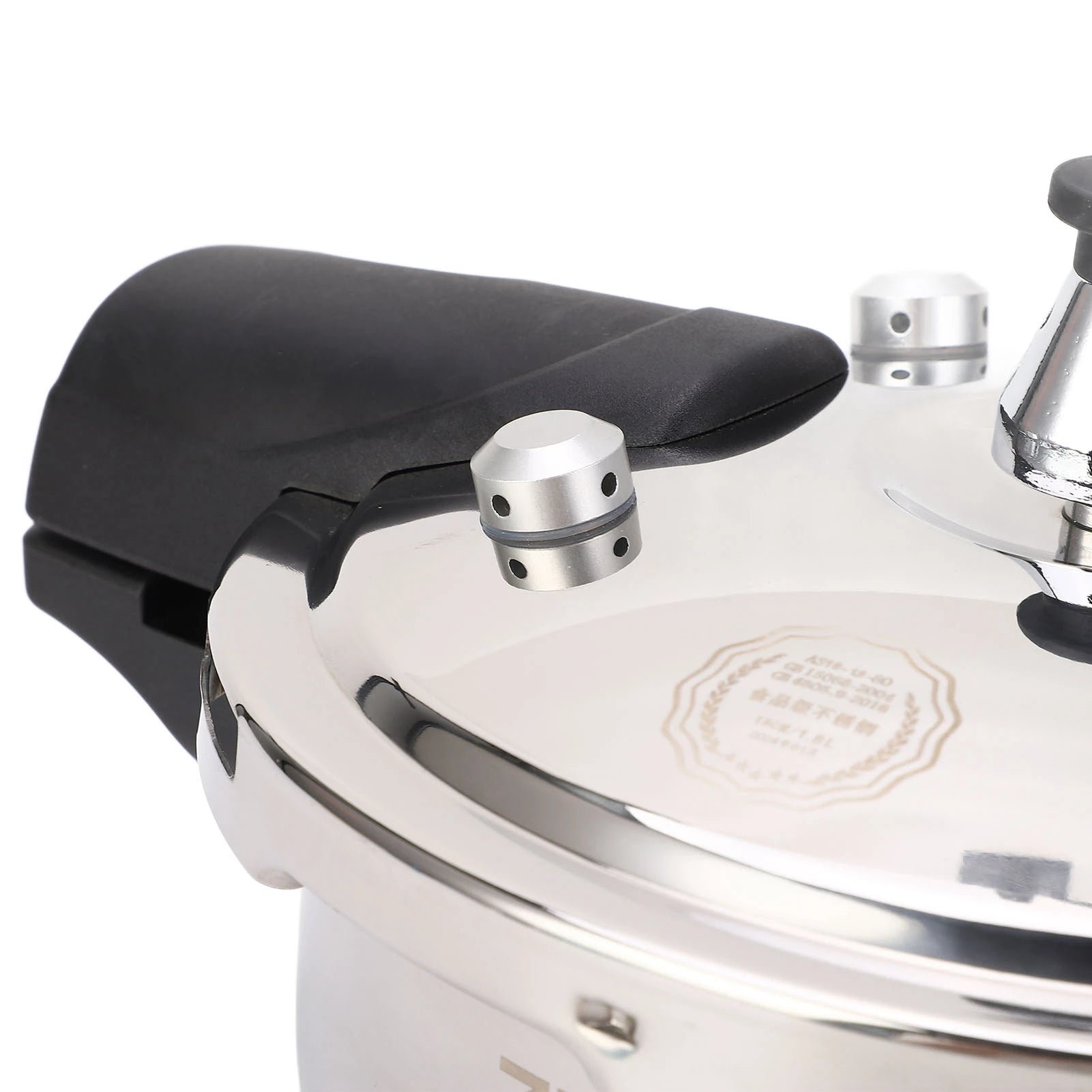 1.8L Stainless Steel Pressure Cooker Explosion Proof Stew Pot For Gas Stove Induction Cooker