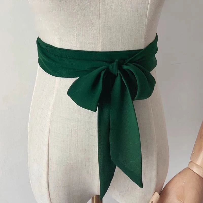 Traditional Chinese Girdle Hanfu Belt 200cm Summer Chiffon Belt Hanfu Waistband Dress Lace Up Long Ribbon Dress Sash Straps