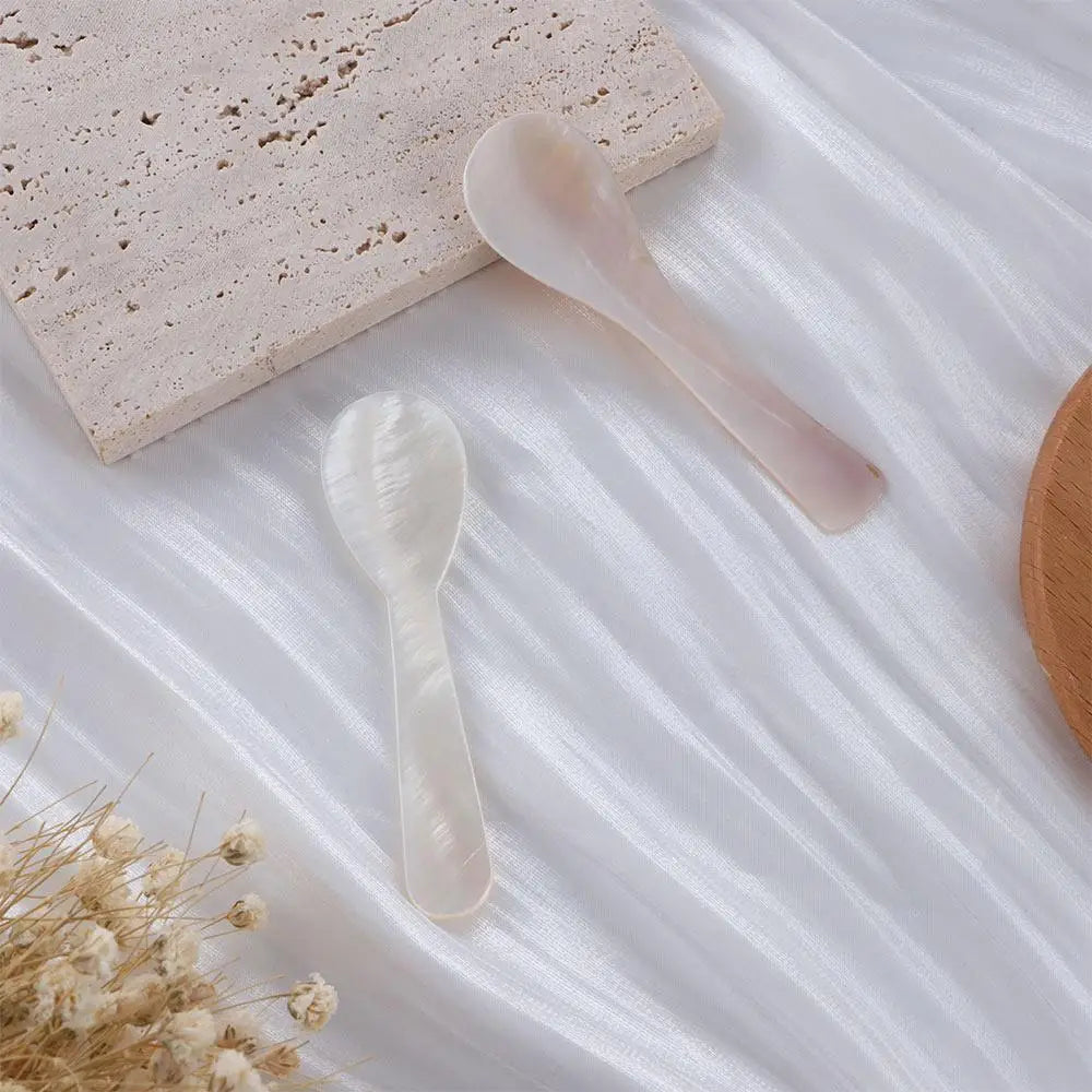 Natural Conch Shell Ice Cream Coffee Spoon Caviar Spoon Seashells Stirring Spoons Teaspoon Kitchen Tool