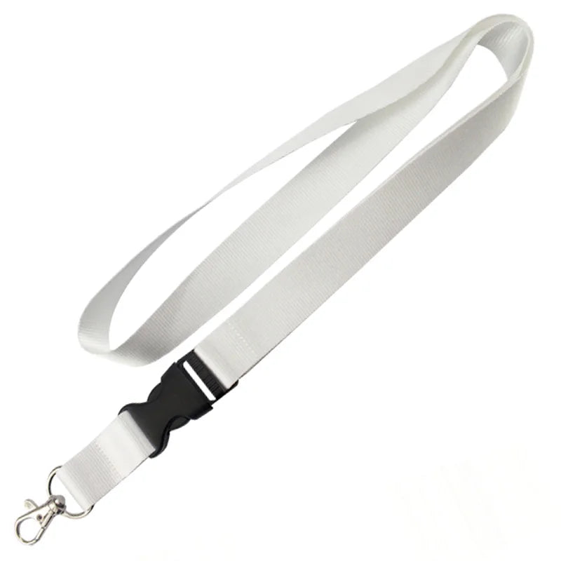 50 PCS Customized Logo Lanyard Full Color Printing Company Logo 2cm Wide Personalized Neck Strap For Key Chain Staff ID Card