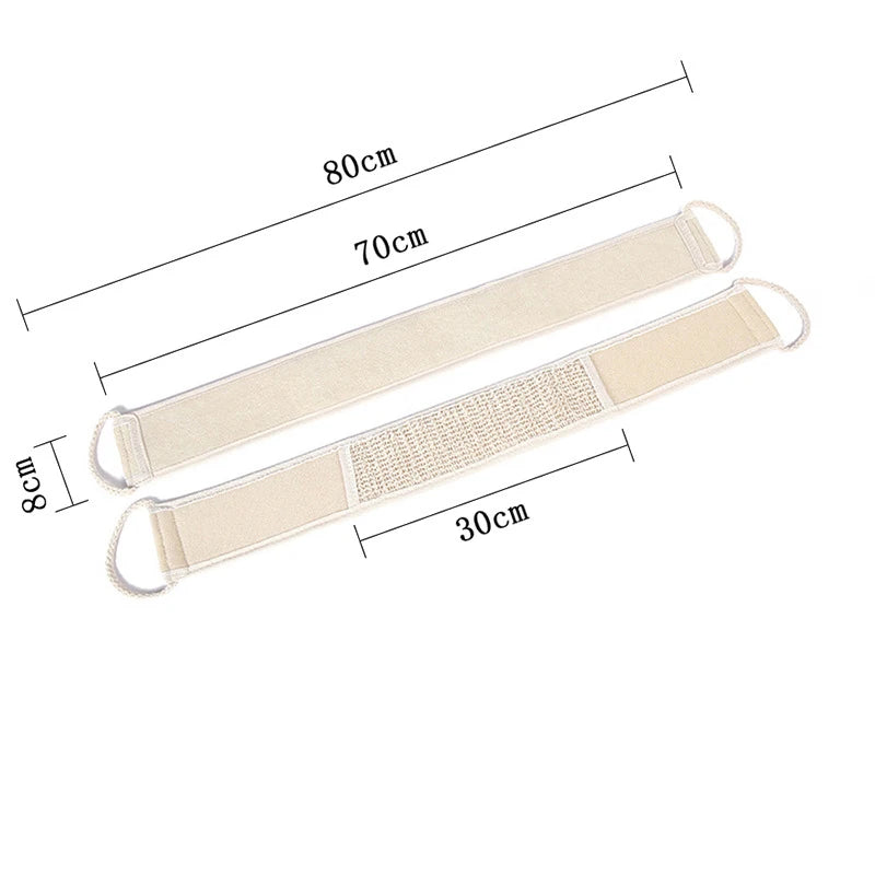 Natural Soft Exfoliating Loofah Bath Shower Unisex Massage Spa Scrubber Sponge Back Strap Body Skin Health Cleaning Tool