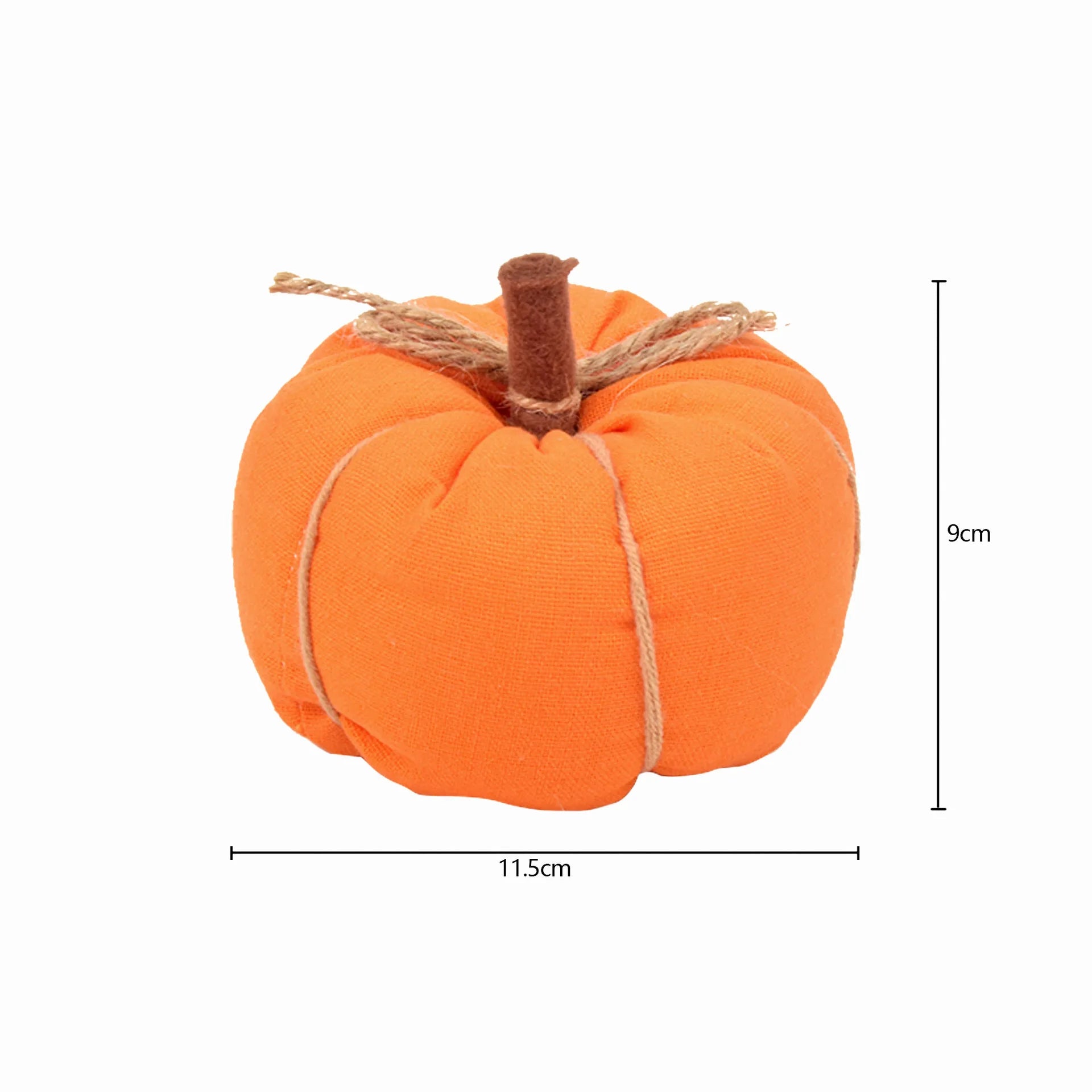 4pcs Thanksgiving fabric pumpkin decoration, Halloween mini art pumpkin ornament, dining table center decoration