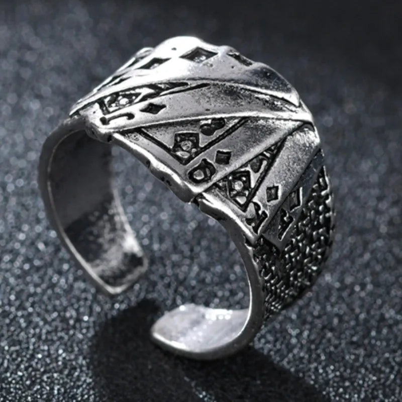 Simple Big Cross Rings for Men Boy Crucifix Black Color Ring Religious Male Jewelry Gift for Christian Catholicism