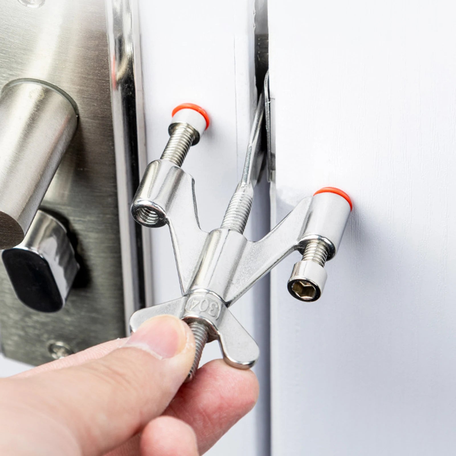 Stainless Steel Travel  Locks Smooth Surface Burr-free Door Lock Suitable for Home Dorm Hotel