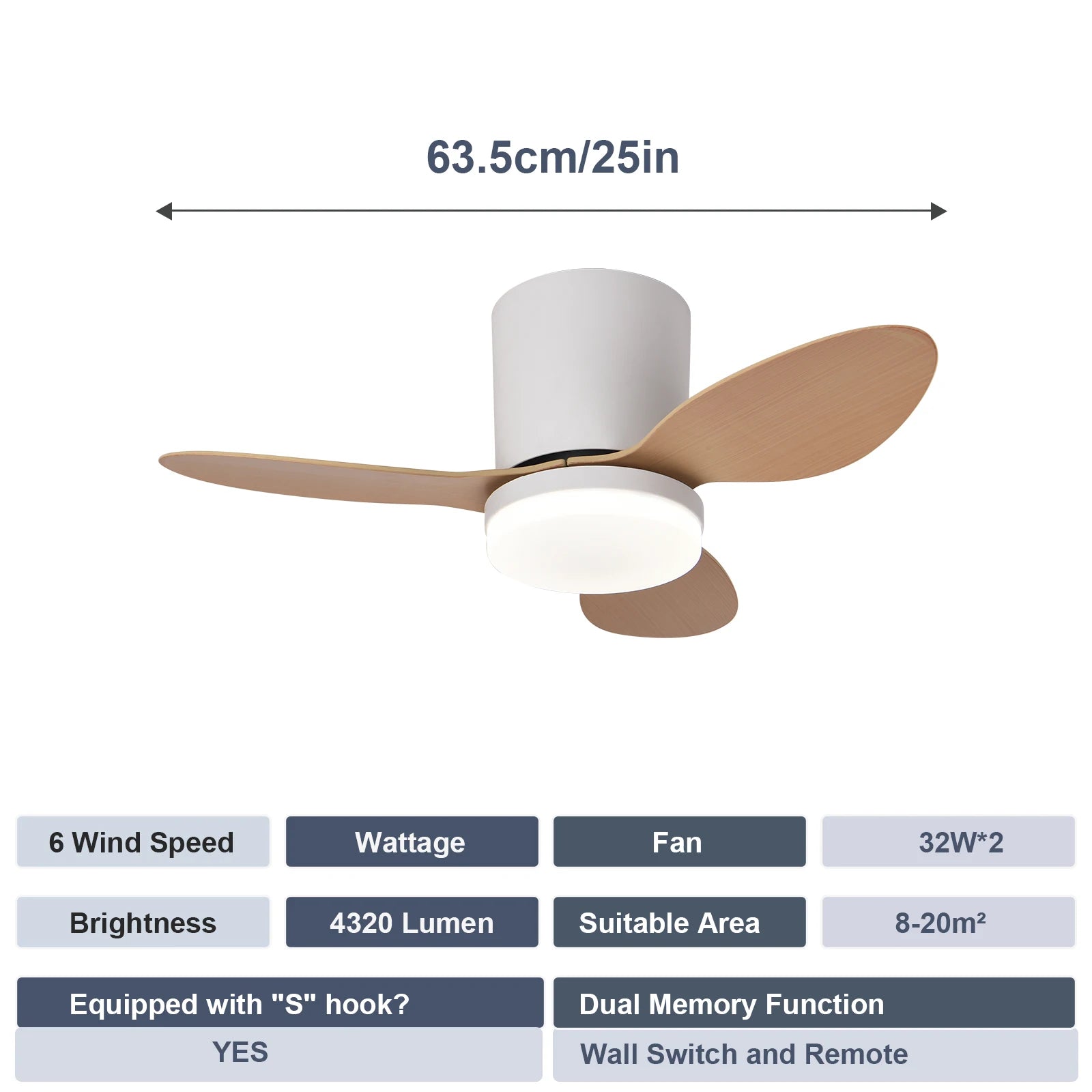 LED Ceiling Mounted Living Room Fan Light, Nordic Restaurant Decorative Ceiling Fan, Household Minimalist Electric Fan Light