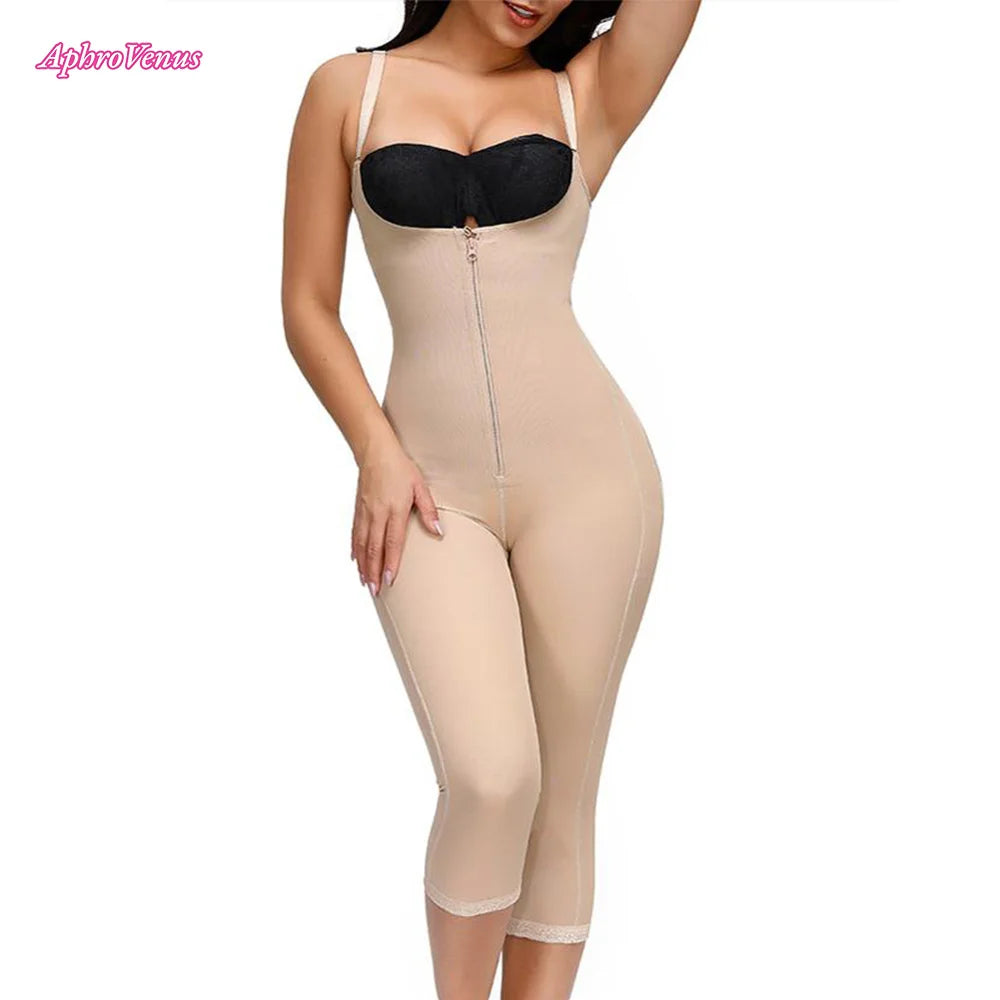 Colombian Girdles Shapers Post Surgical Waist Trainer Women's Open Bust Tummy Control Shapewear Thigh Trimmer Butt Lifter Fajas