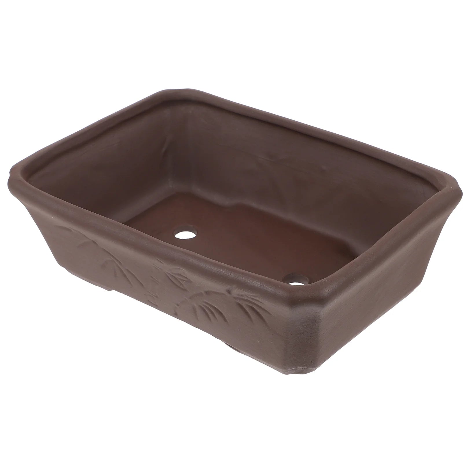 Handmade Purple Sand Flowerpot Terracotta Planter Vintage Clay Pots Plant Containers Gardening Pots Succulent Cactus Nursery