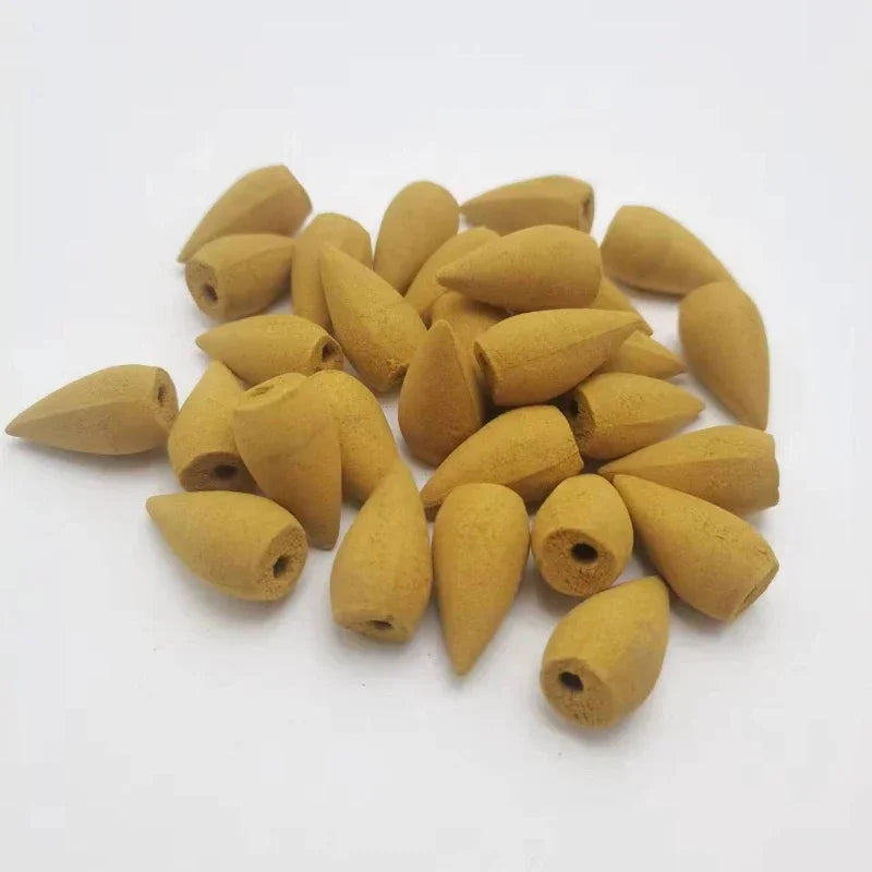 Natural Waterfall Incense Cones Reflux Tower Incense for Burner Smoke Backflow Cone Fragrance Jasmine Lavender Aromatherapy