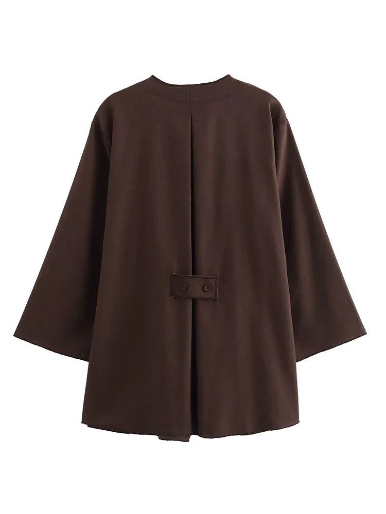 Fashion Linen 2 Pieces Women 2024 Spring Summer Kimono Style Loose Lace Up Shirts Tops Women's Wide Leg Pants Sets