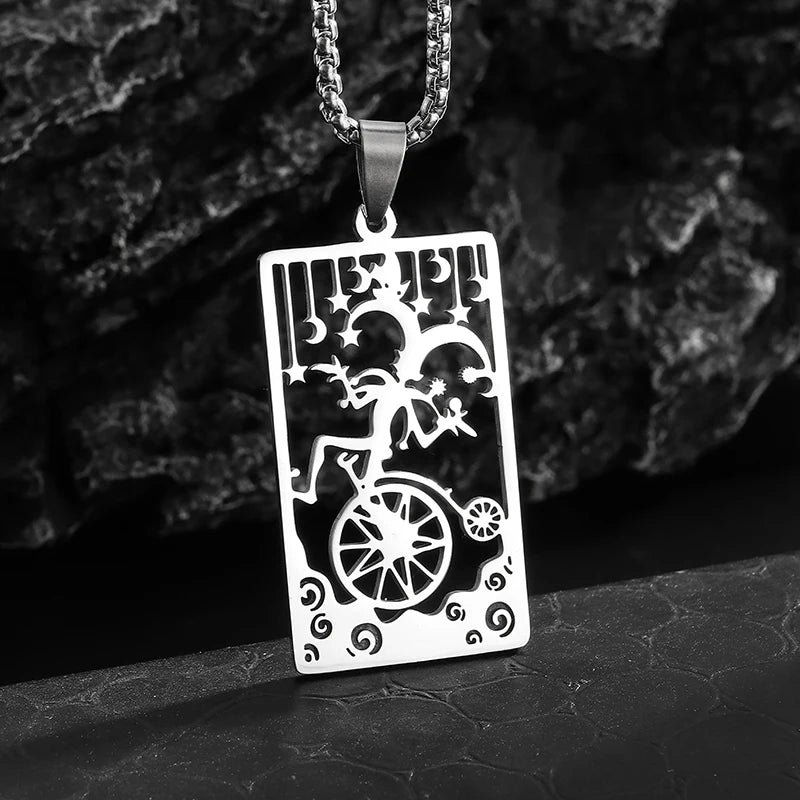 Stainless Steel Christian Eucharist Halo Grape Juice Cross Necklace Men Women Catholic Holy Spirit Church Jewelry