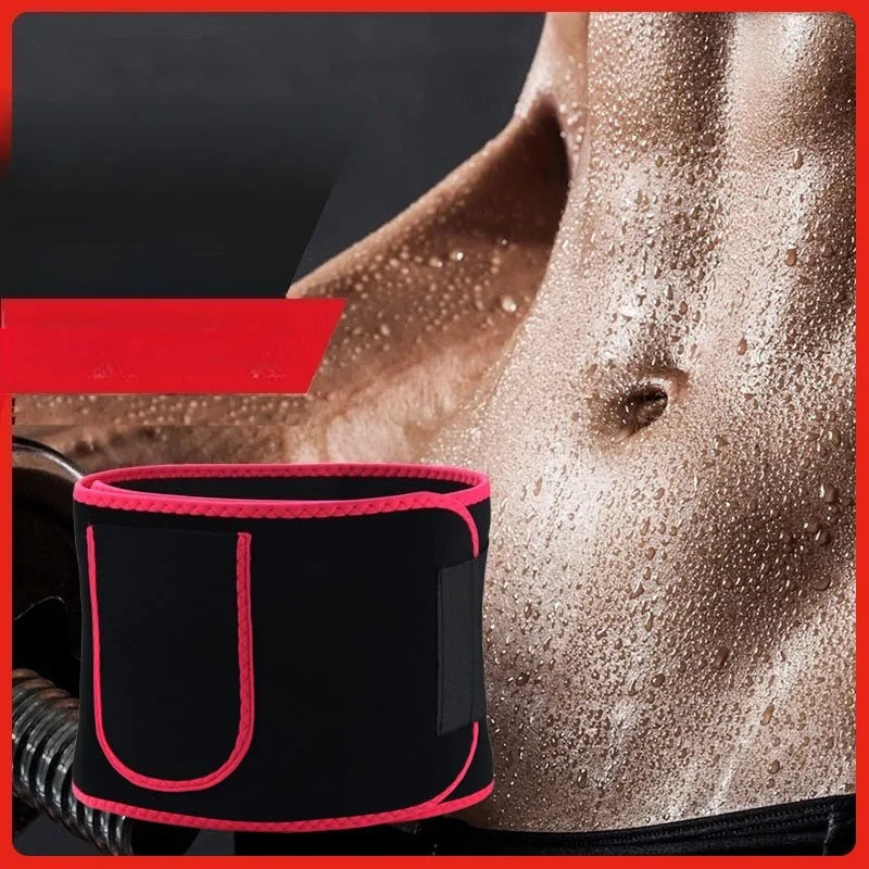 Girdle Silver Ion Sports Burst Sweat Waist Protection Fitness Belt Fat Burning Belly Belt Burst Sweat Elastic Waistband