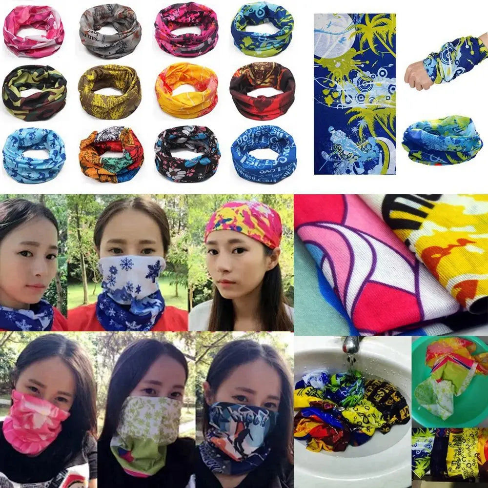 Climbing Hiking Scarf Sport Headwear Men Women Bandanas Motorcycle Turban Hand Band Magic Scarves Outdoor Cycling Headband Mask