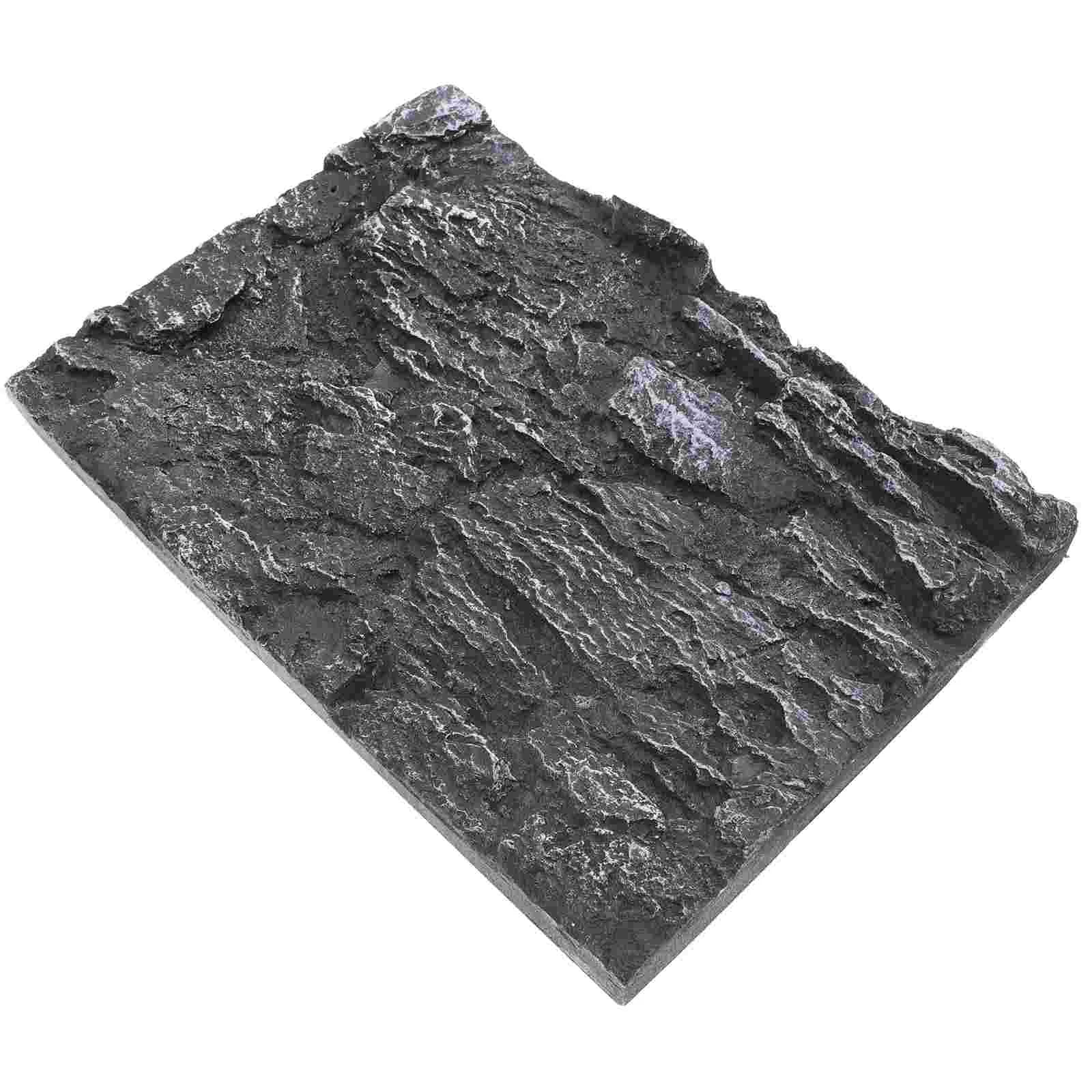Realistic Rock Plate Decor Terrarium Background 3d Aquarium Landscape Board Fish Tank Pet Supplies Home Garden nament