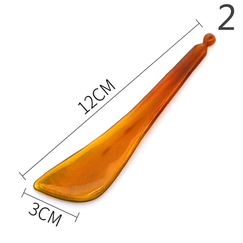 Gouache Scraper Natural Stone Gua Sha Massage Comb Head Body Meridian Scraping Reflexology Blood Circulation Jade Therapy Tools