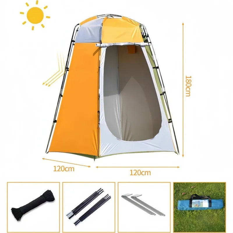 Outdoor Fishing Shade Tent Outdoor Portable Changing Room Waterproof UV Protection Tear-resistant Tent For Camping Travel