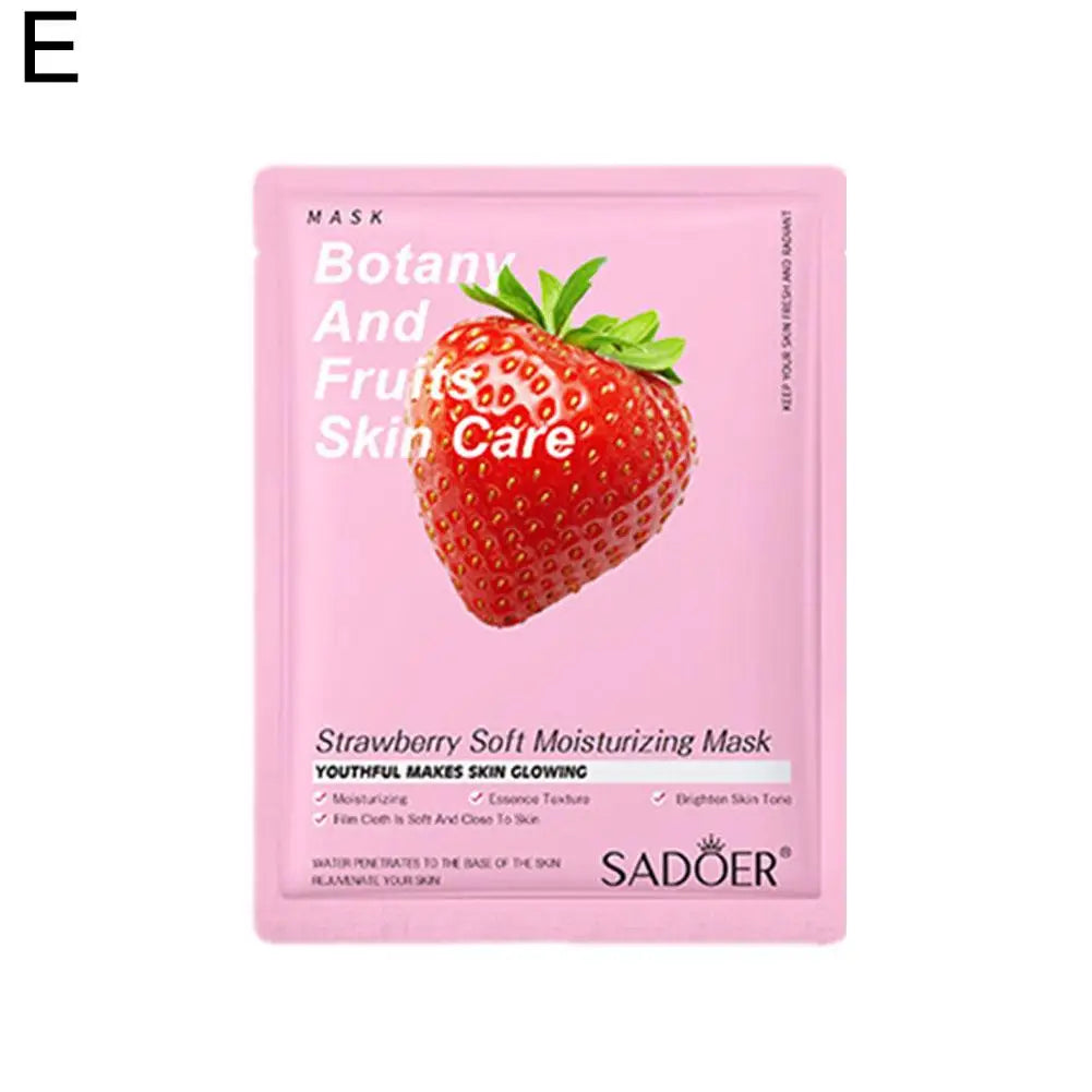 1PC Natural Plant Face Mask Beauty Skincare Masks Moisturizing Deeply Hydrating Facial Mask Face Care Cosmetics