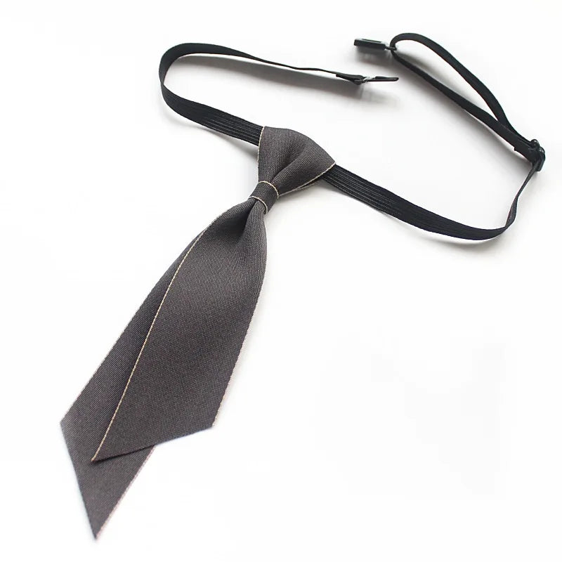 Simple Slim Neck Tie Bowtie Men's Women's Business Dress College Style Shirt Bow Collar Flower for Womens Children Accessories