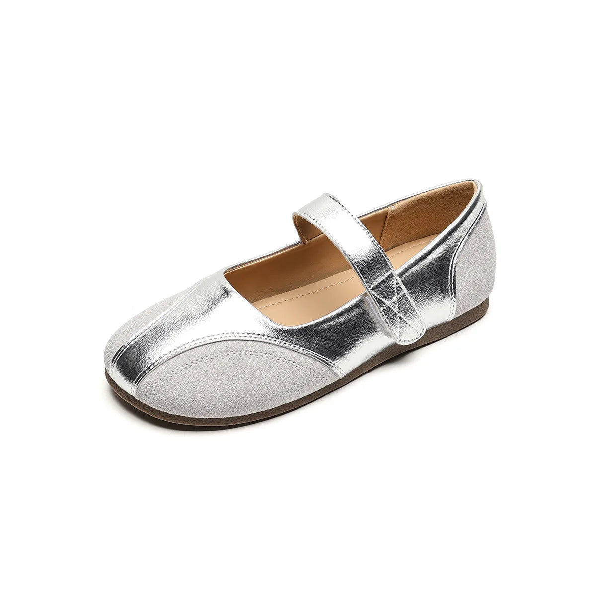 2024 Spring Women's Flat Shoes Korean Style Mary Jane Ladies' Casual Leather Flat Boat Shoes Loafers Work and Party Wear 41-43