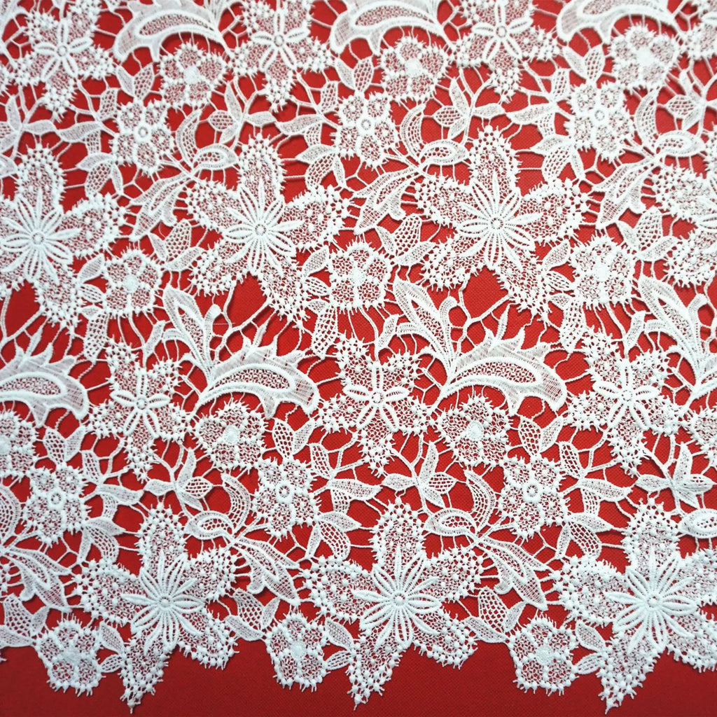 Hollow Embroidery Cloth, Flower Lace, Pastoral Embroidery DIY Handmade Dress DIY Apparel Sewing Supplies