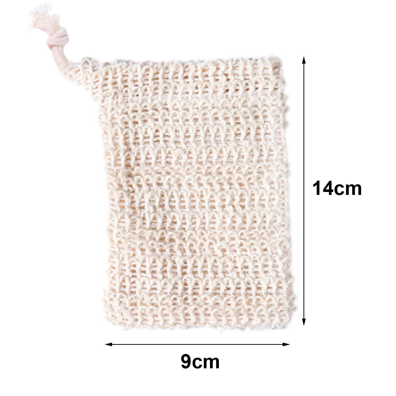 1-20pcs Natural Sisal Soap Bags Shower Bath Exfoliating Soap Saver Pouch Holder for Bath & Shower Use Soap Packaging Mesh Bags ﻿