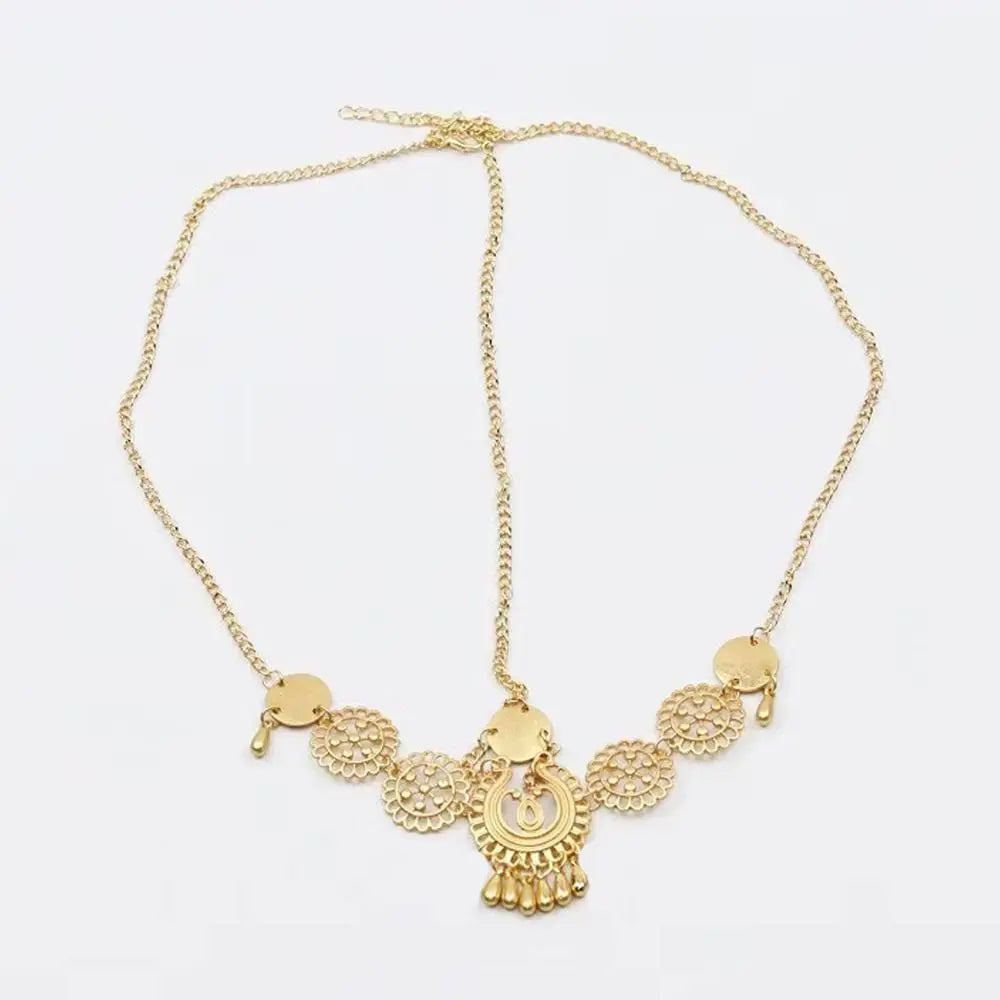 Forehead Bohemian Head Chain Retro Tribal Dancing Accesories Boho Headband Hair Decoration Indian Hair Jewelry Wedding