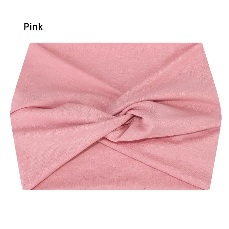 Wide Elastic Headband Hairband Pilates Yoga fitness Running Cycling Sweatband Turban Makeup Hair Hoop Makeup Headwrap for Women