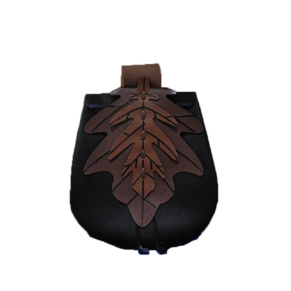Renaissance Belt Pouch Leather Pouch Steampunk Waist Bag Medieval Leather Belt Pouch Fanny Pack Hip Bag Vintage Belt Bag