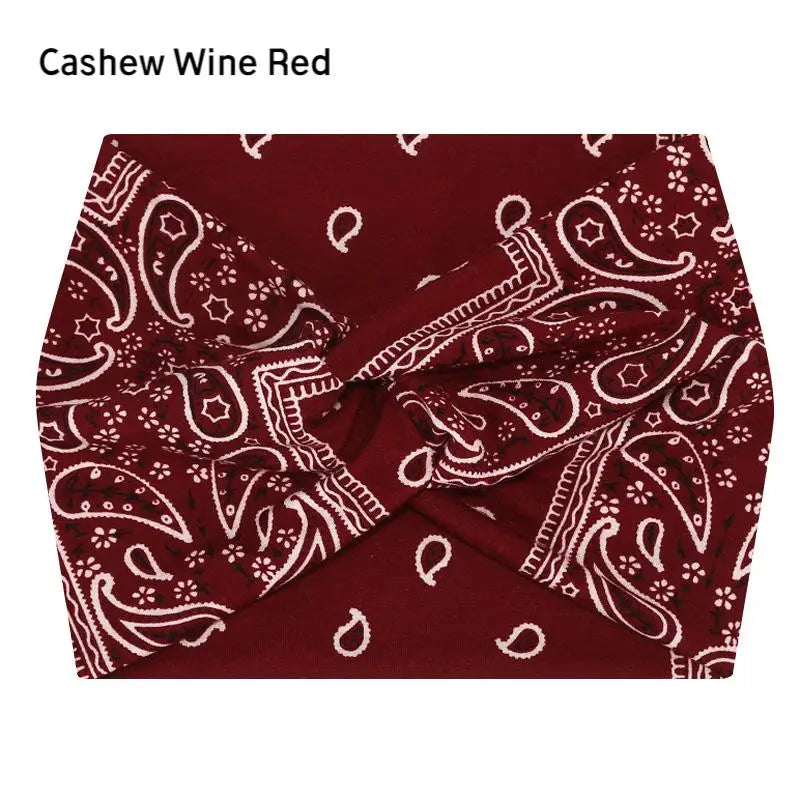 Wide Elastic Headband Hairband Pilates Yoga fitness Running Cycling Sweatband Turban Makeup Hair Hoop Makeup Headwrap for Women