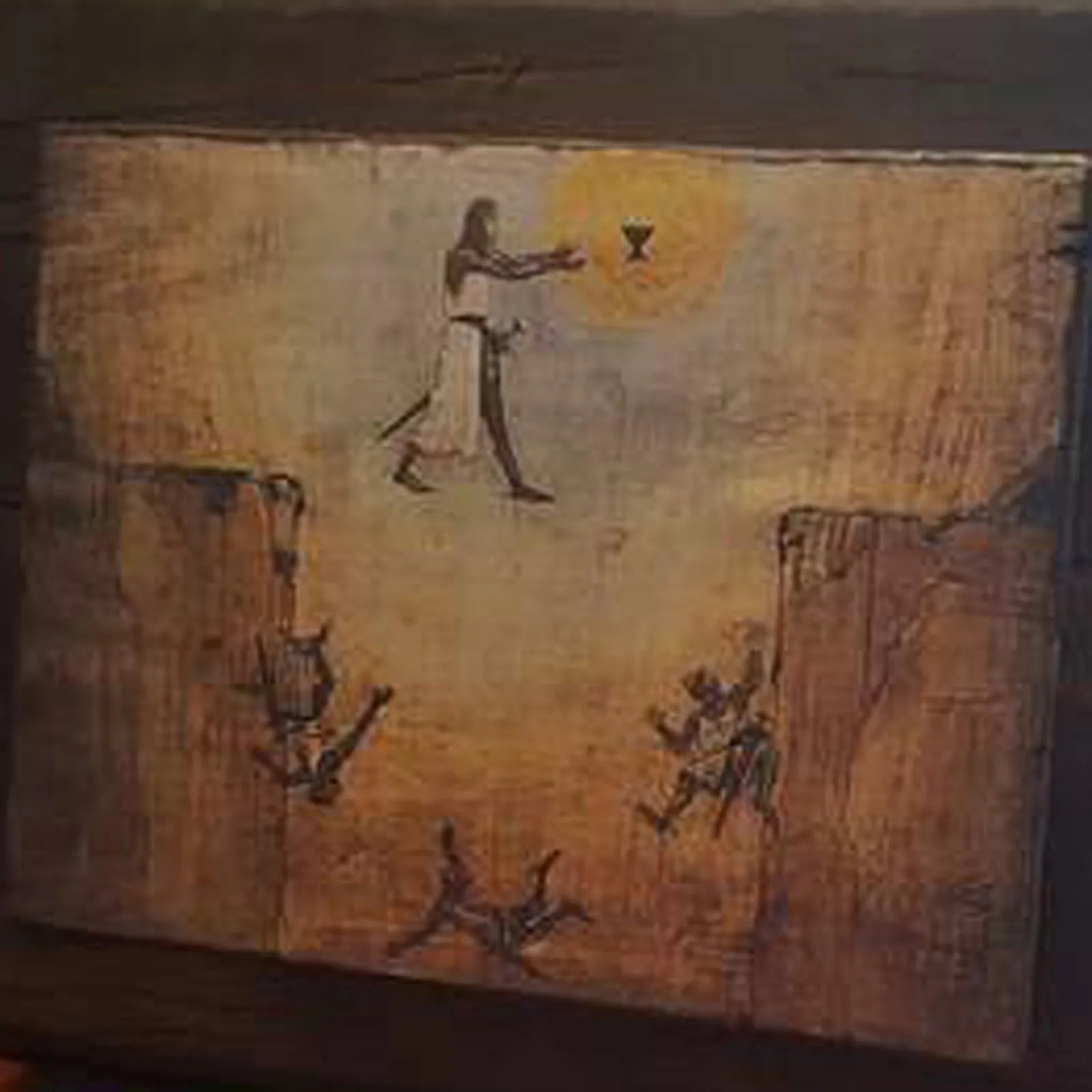 Wooden Oranments Indiana Jones & The Last Crusade Grail Knight Leap Of Faith Replica-40th Anniversary for RotLA Display Decor